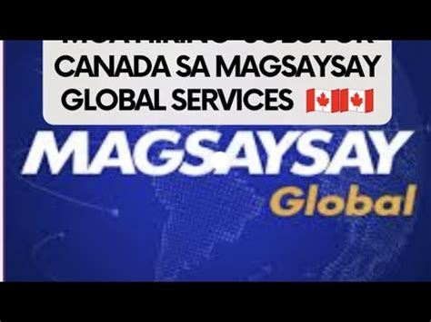 magsaysay global services inc job hiring|View Job .